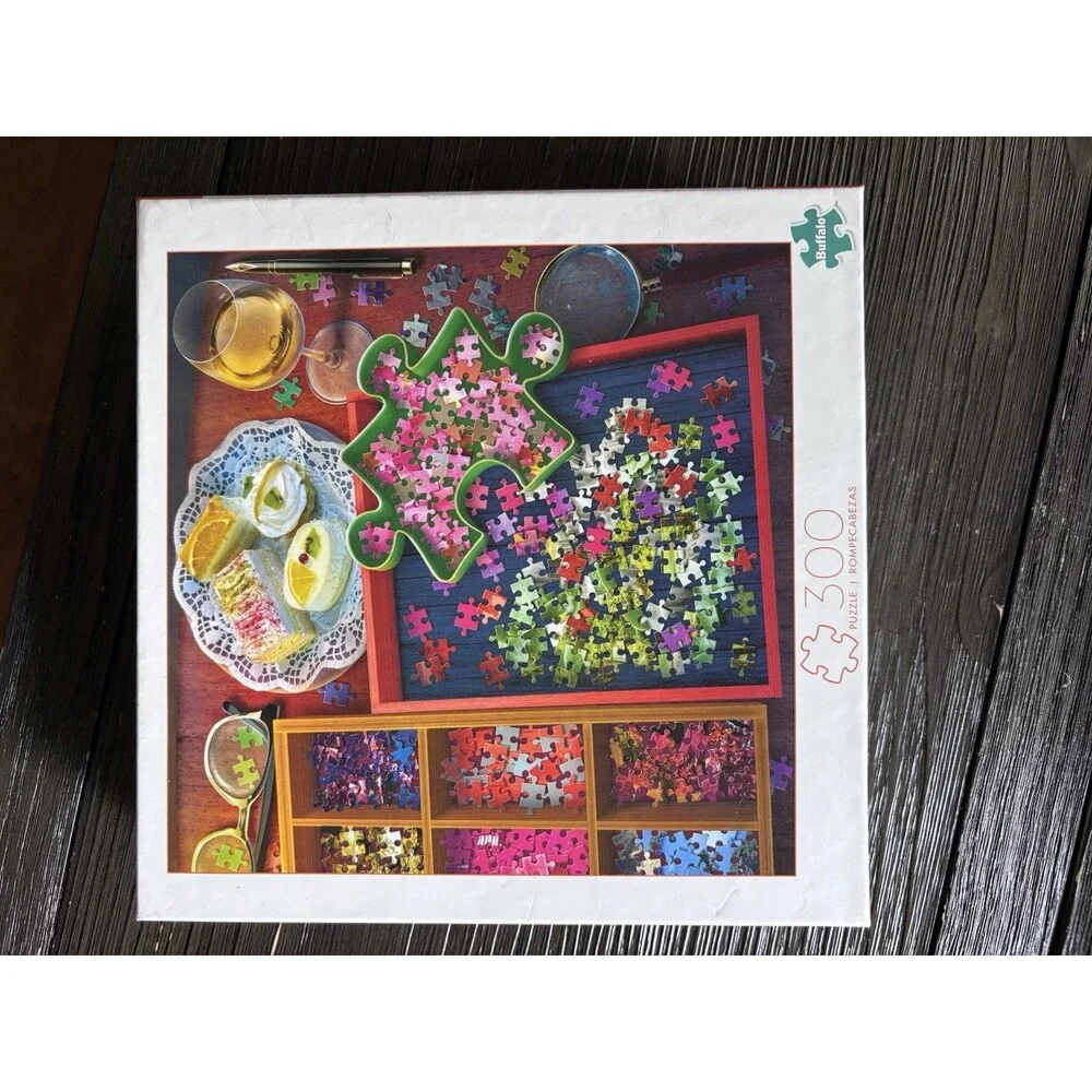 2  Memory Lane & Buffalo 300 Pc Puzzles